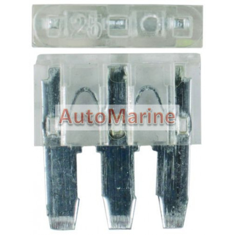 3 Pin Blade Fuse - 25 Amp - 100 Pieces