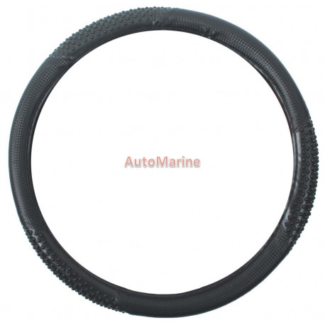 Vinyl Steering Wheel Cover - Black