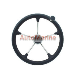 Marine Steering Wheel - 316SS - 380mm - Grey