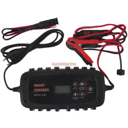 Smart Automatic Battery Charger - 6/12V - 6.5Amp - Std / Gel / AGM and Lithium