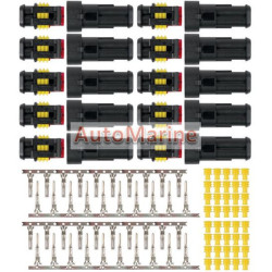 Weatherproof Terminal Connector Set - 2 Way - 1.5mm Cable - 10 Pack