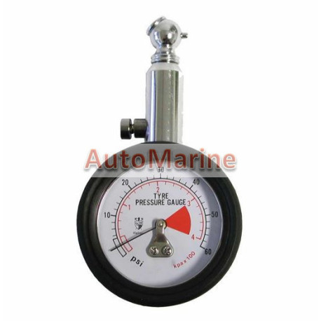 Dial Type Tyre Pressure Gauge - 52mm / 2 Inch