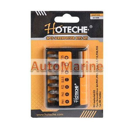 Hoteche Screwdriver Bit Set - 8 Piece