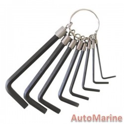 8 Piece Allen / Hex Key Set