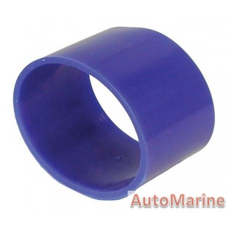 Rubber Joining Sleeve - Straight - Blue