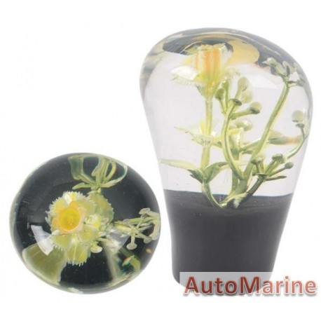 Toyota Quantum Gear Knob - Yellow Flower