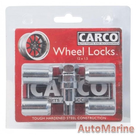 Locking Wheel Nut Set [19/21mm x 12mm x 1.5mm]