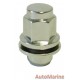 Chrome Countersunk Wheel Nut [21mm x 12mm x 1.5mm]