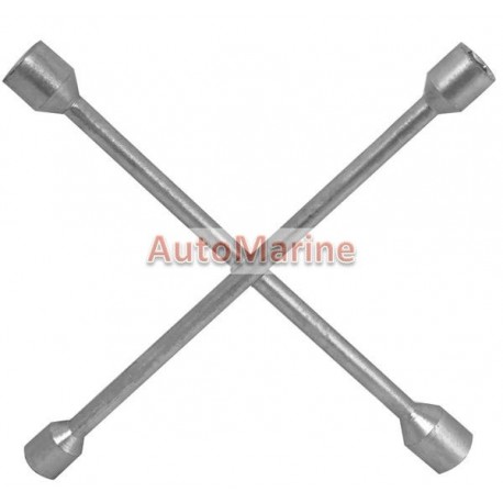 Wheel Spanner - 4 Way - Heavy Duty