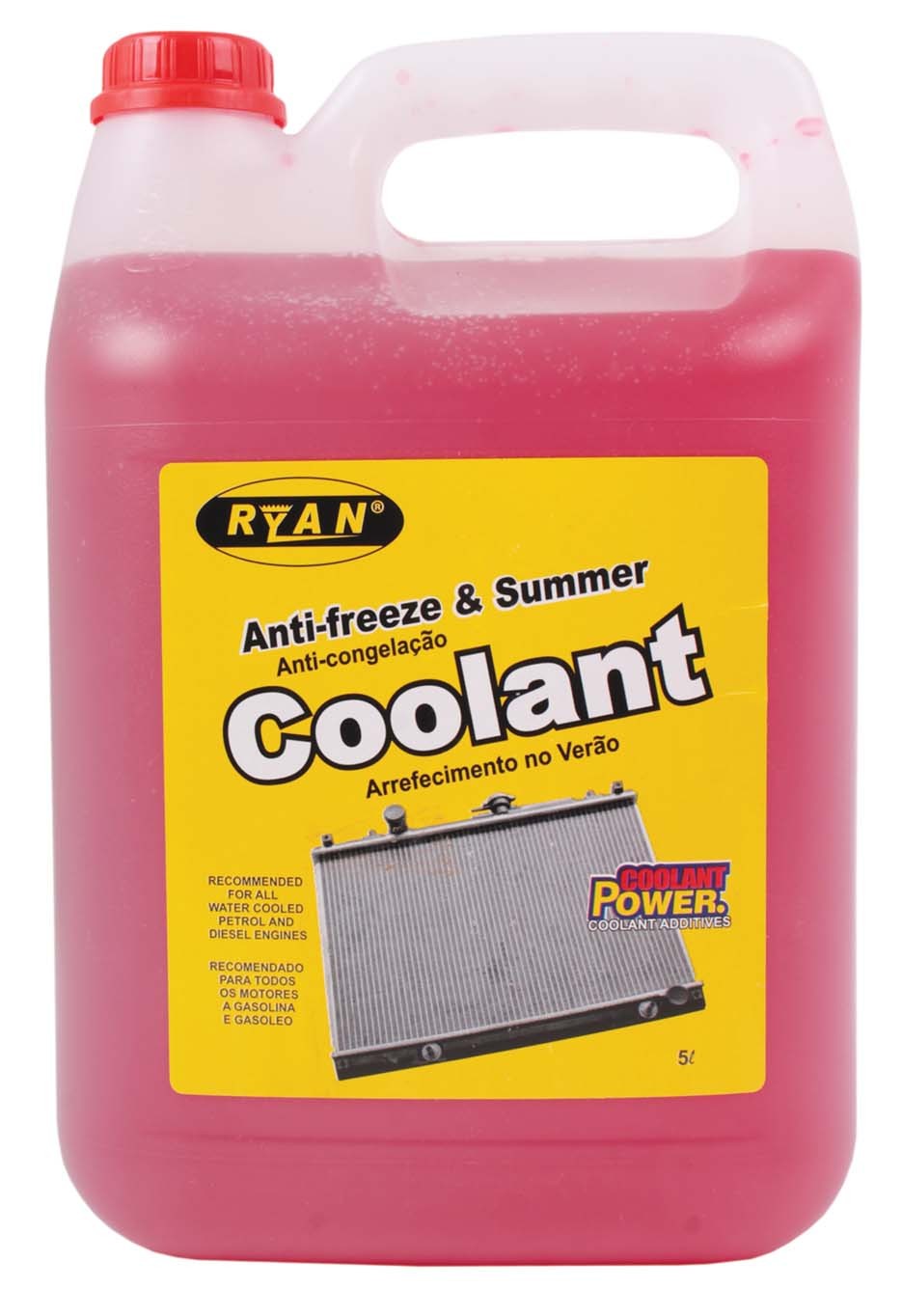 Ryan Anti-Freeze and Summer Coolant Red Litre