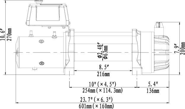 Runva EWB Series Winch Diagram